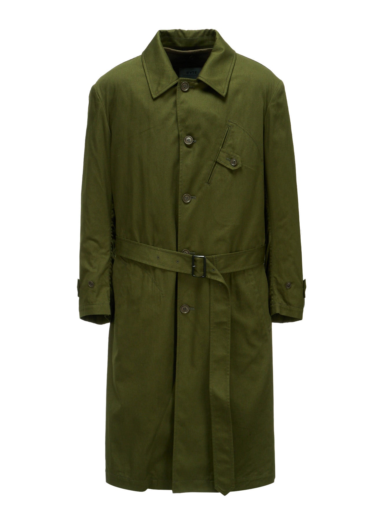 20/COTTON TWILL COAT WITH PADDED LINER