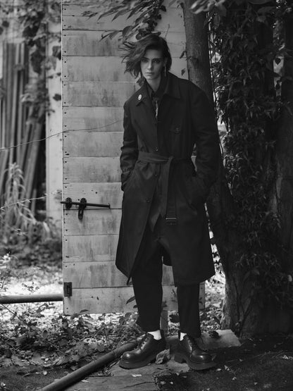 20/COTTON TWILL COAT WITH PADDED LINER