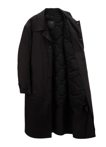 20/COTTON TWILL COAT WITH PADDED LINER