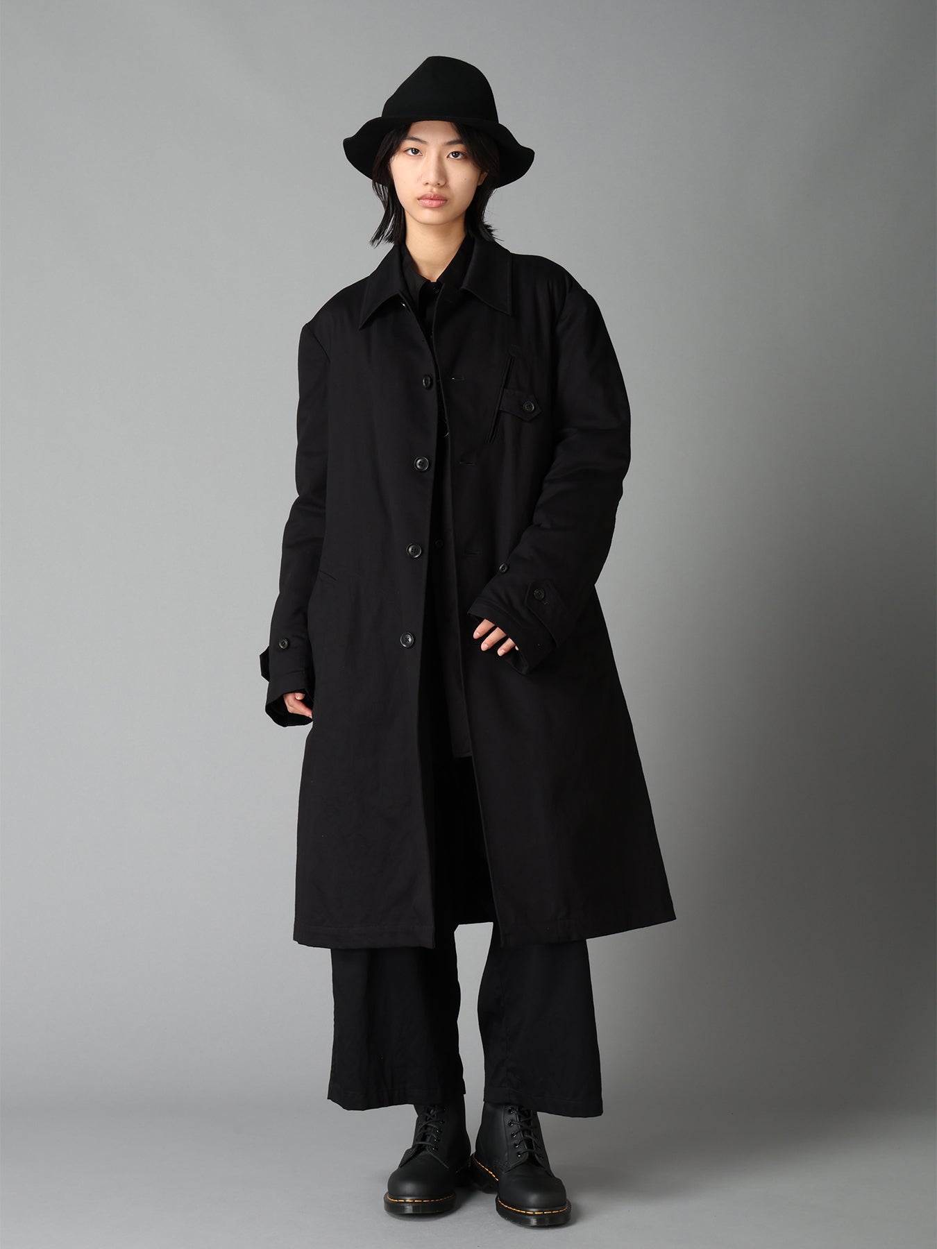 20/COTTON TWILL COAT WITH PADDED LINER