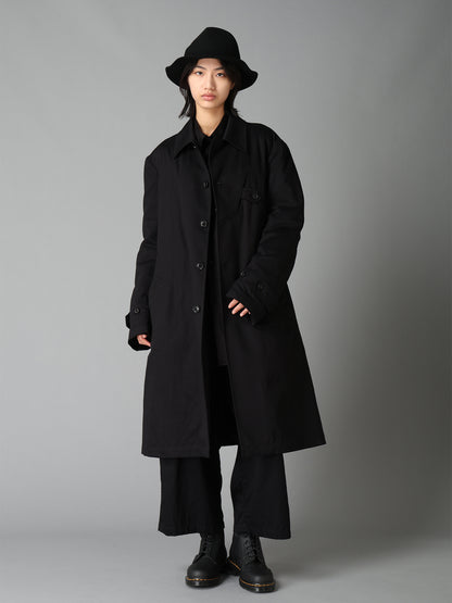 20/COTTON TWILL COAT WITH PADDED LINER