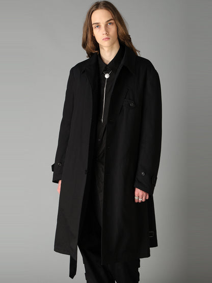 20/COTTON TWILL COAT WITH PADDED LINER