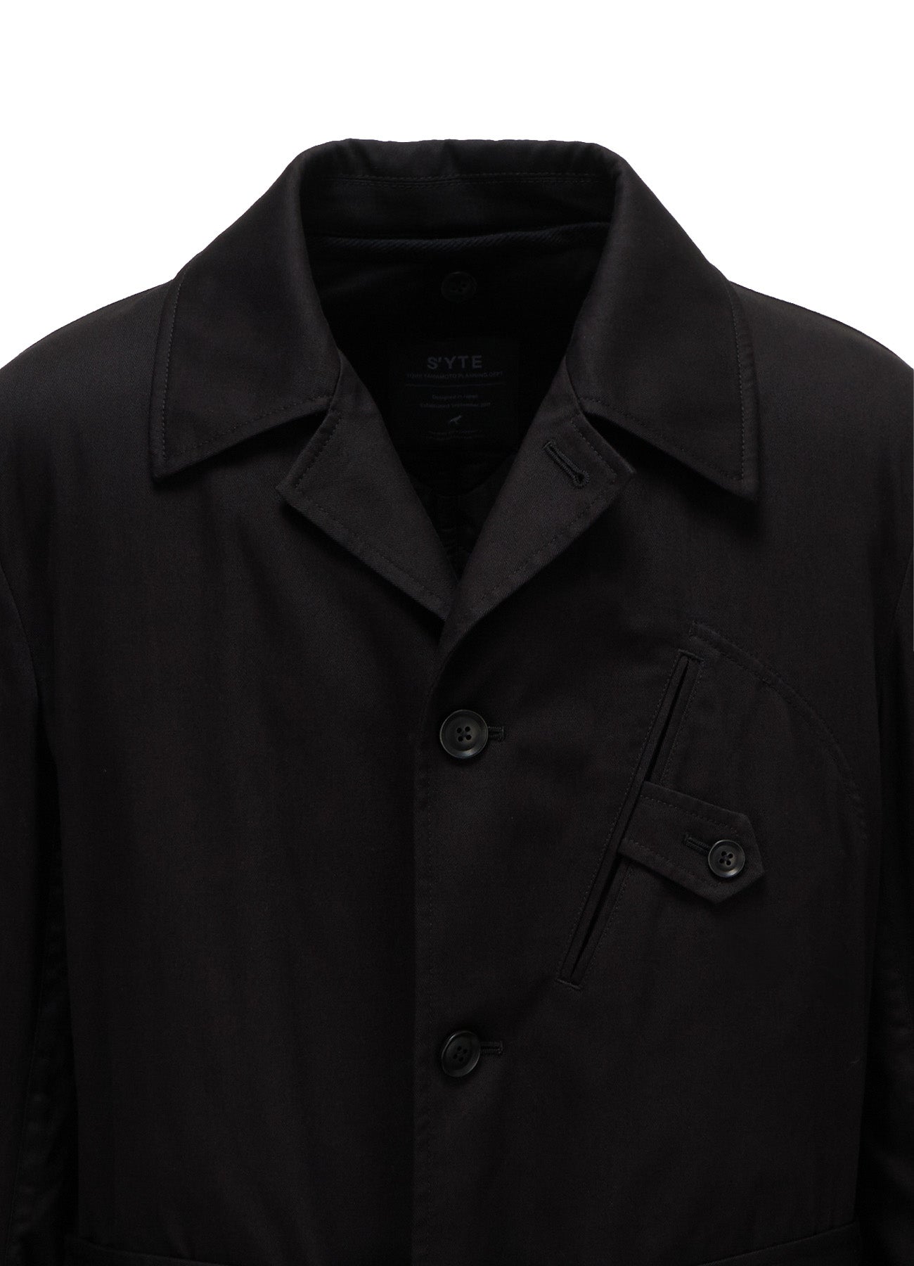 20/COTTON TWILL COAT WITH PADDED LINER