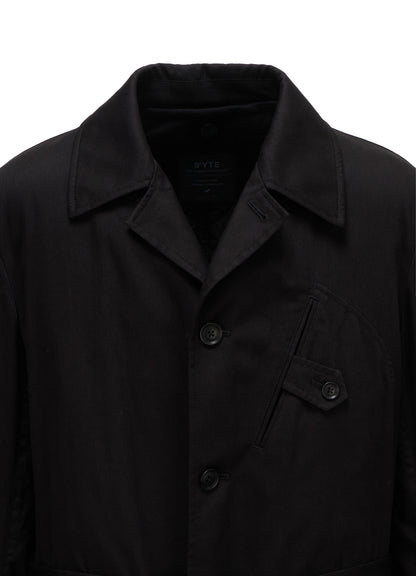 20/COTTON TWILL COAT WITH PADDED LINER