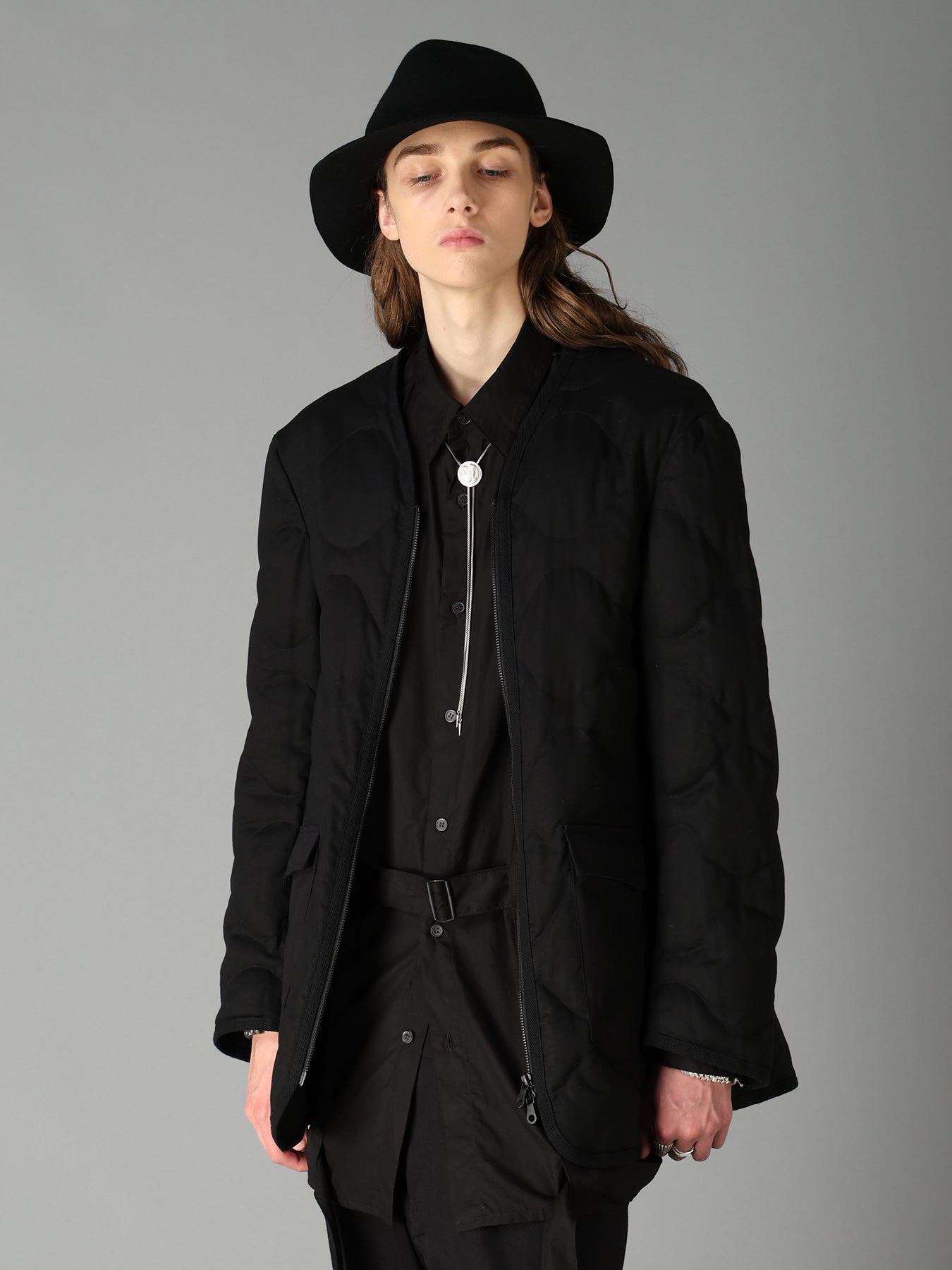 20/COTTON TWILL COAT WITH PADDED LINER