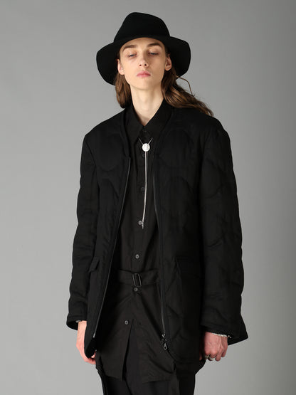 20/COTTON TWILL COAT WITH PADDED LINER