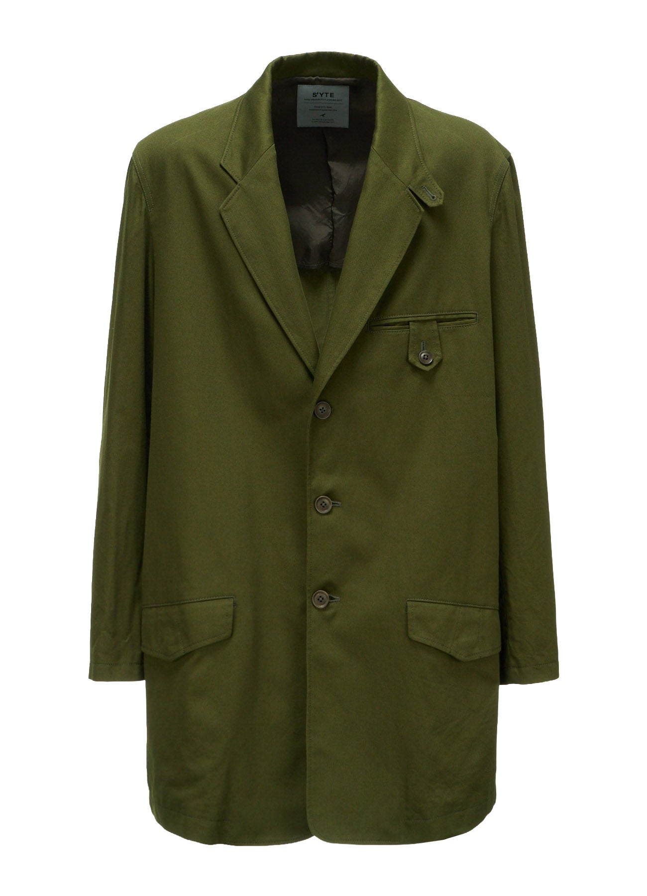 20/COTTON TWILL TAB DETAIL JACKET