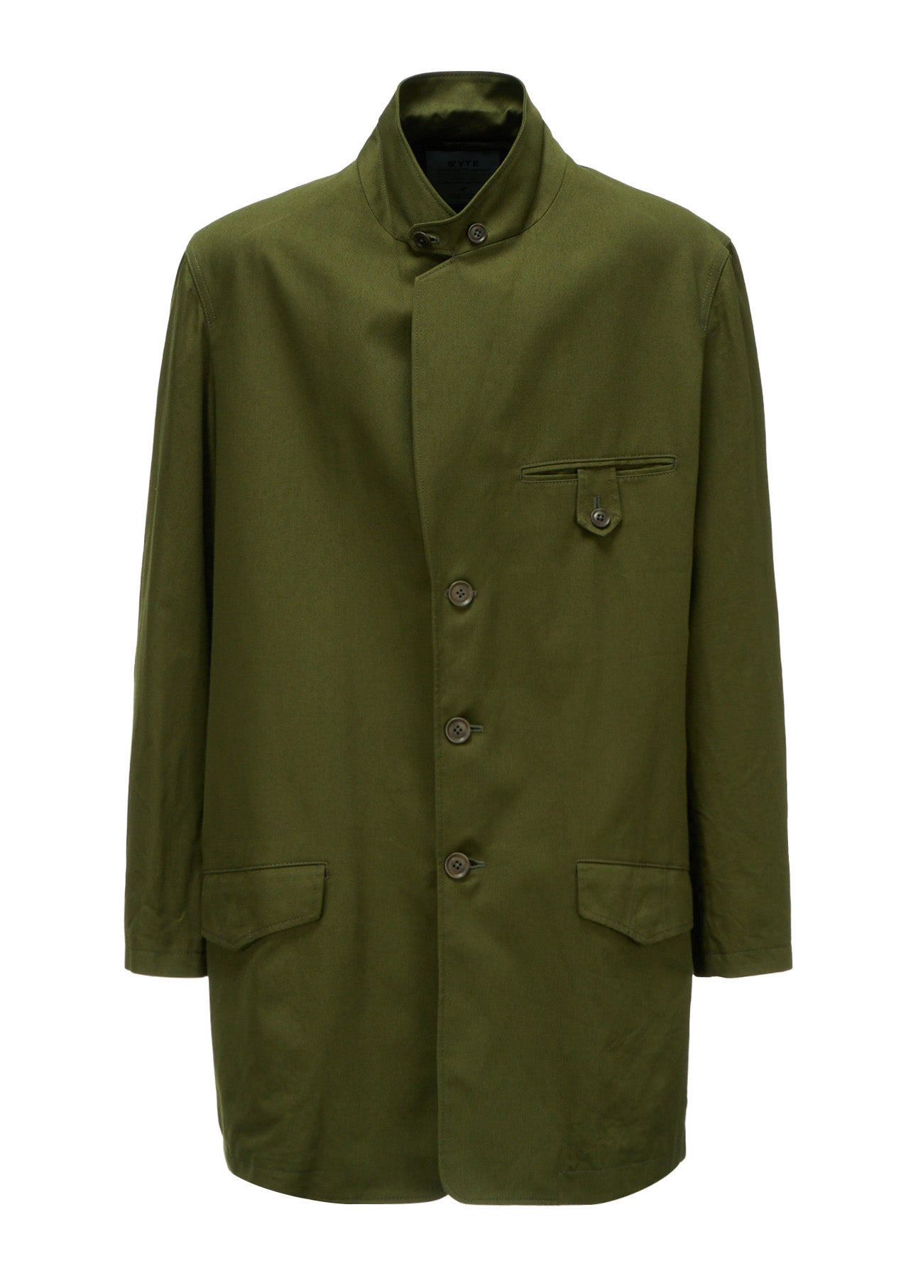 20/COTTON TWILL TAB DETAIL JACKET