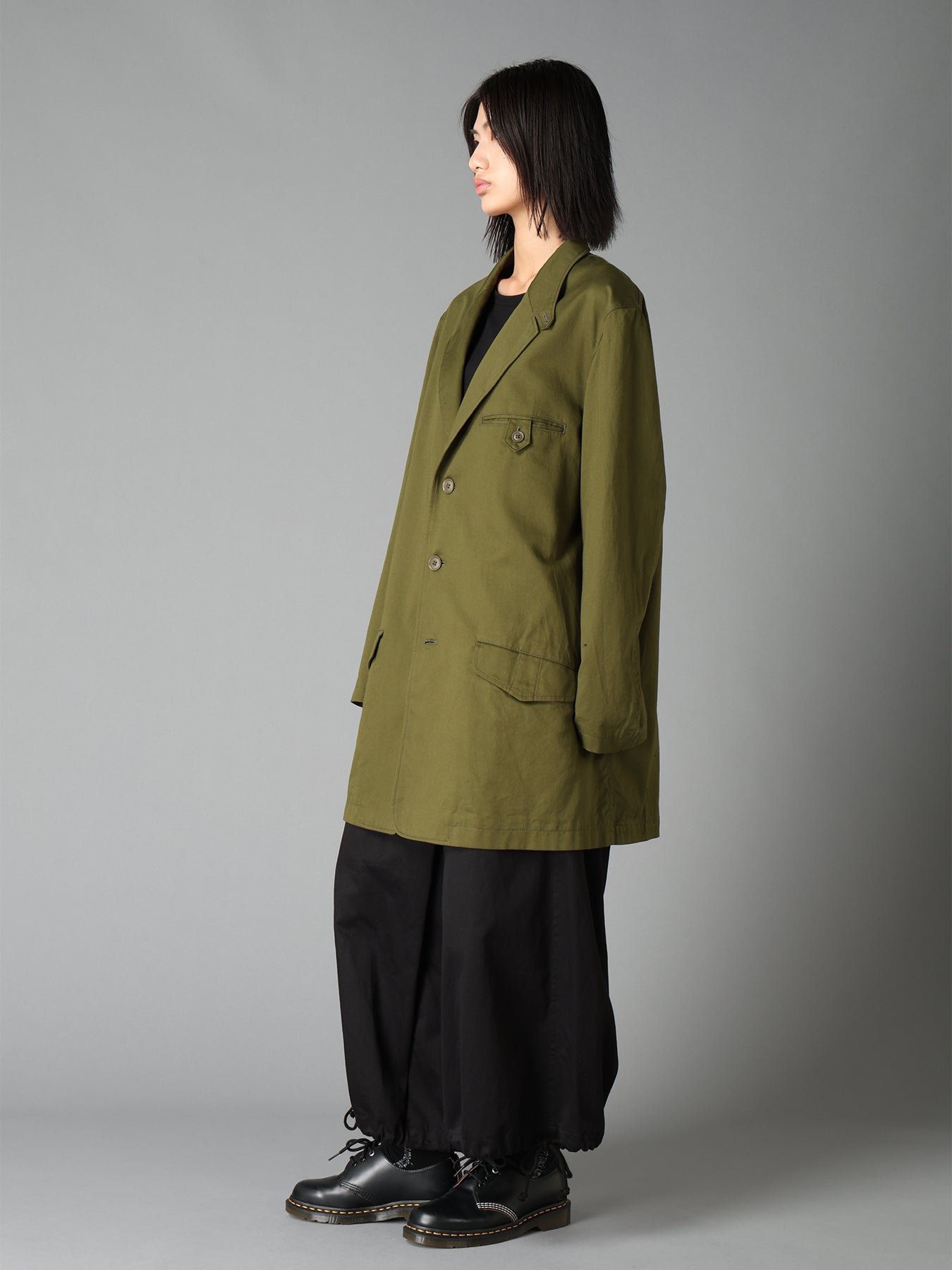 20/COTTON TWILL TAB DETAIL JACKET