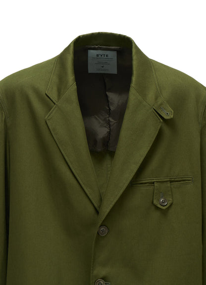 20/COTTON TWILL TAB DETAIL JACKET