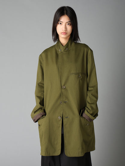 20/COTTON TWILL TAB DETAIL JACKET