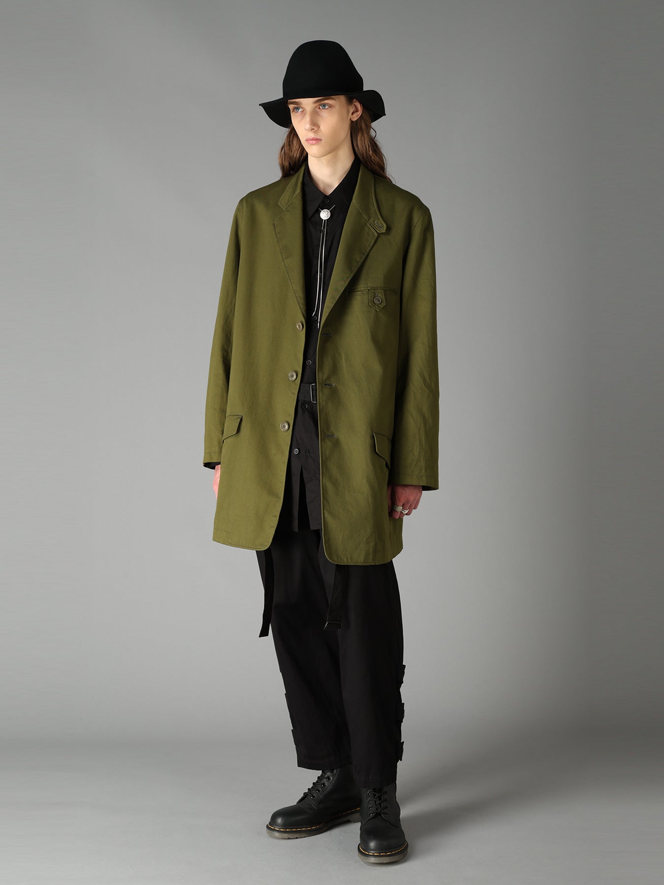 20/COTTON TWILL TAB DETAIL JACKET