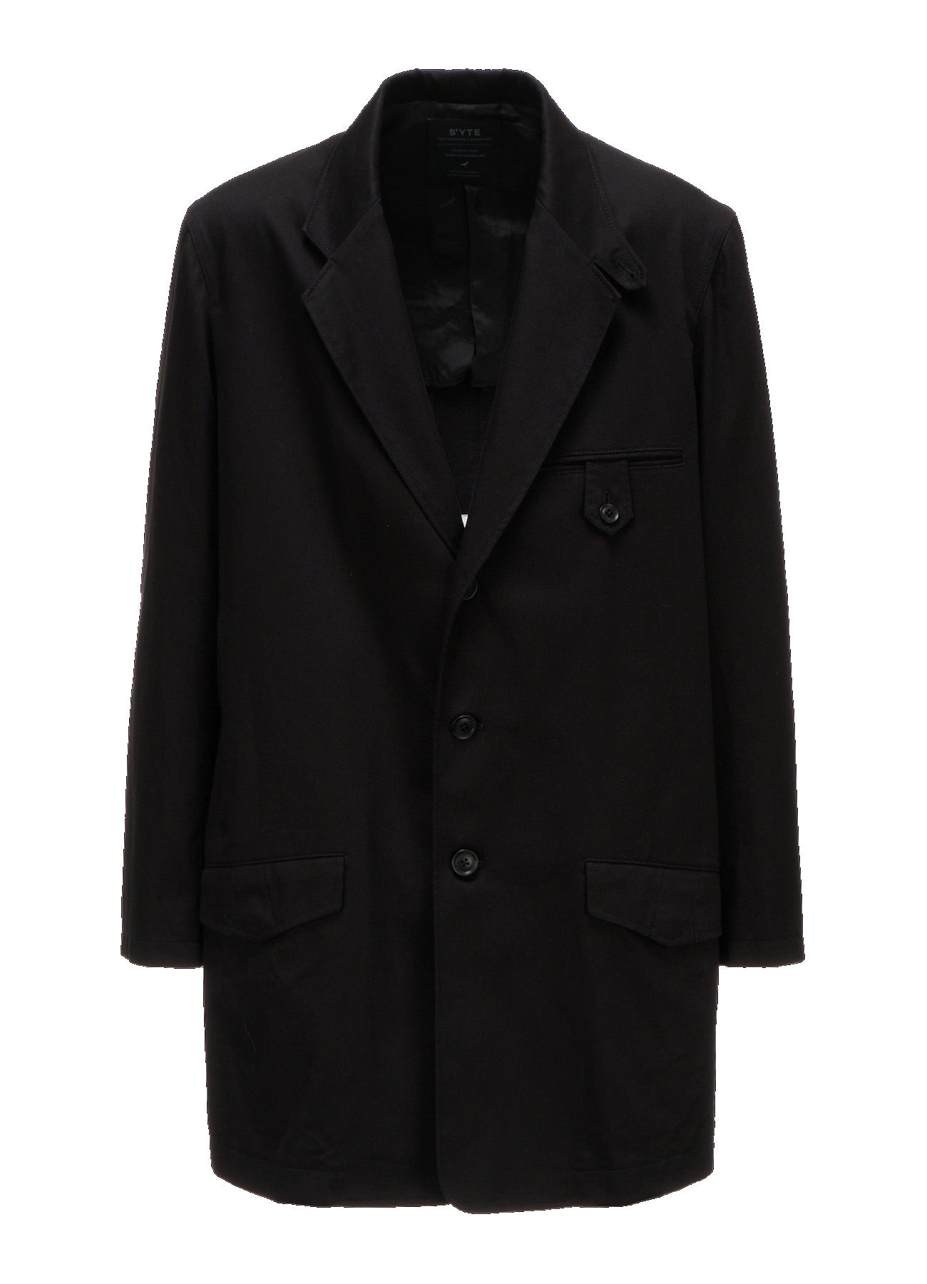 20/COTTON TWILL TAB DETAIL JACKET