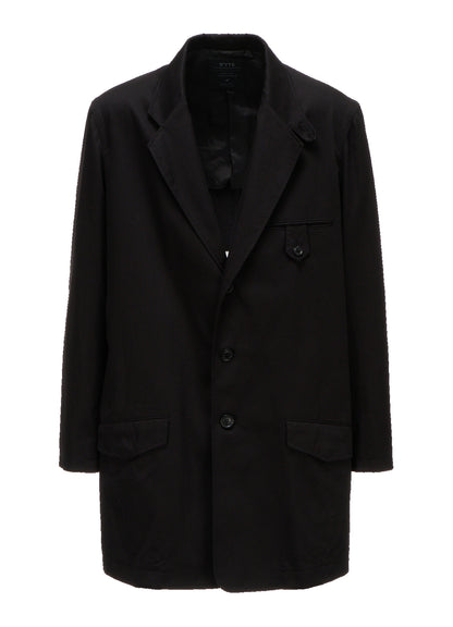 20/COTTON TWILL TAB DETAIL JACKET