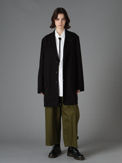 20/COTTON TWILL TAB DETAIL JACKET