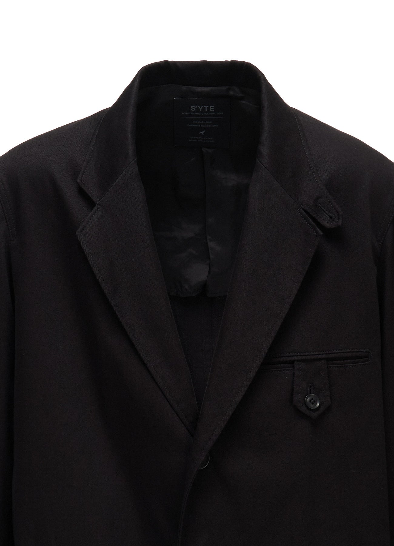 20/COTTON TWILL TAB DETAIL JACKET