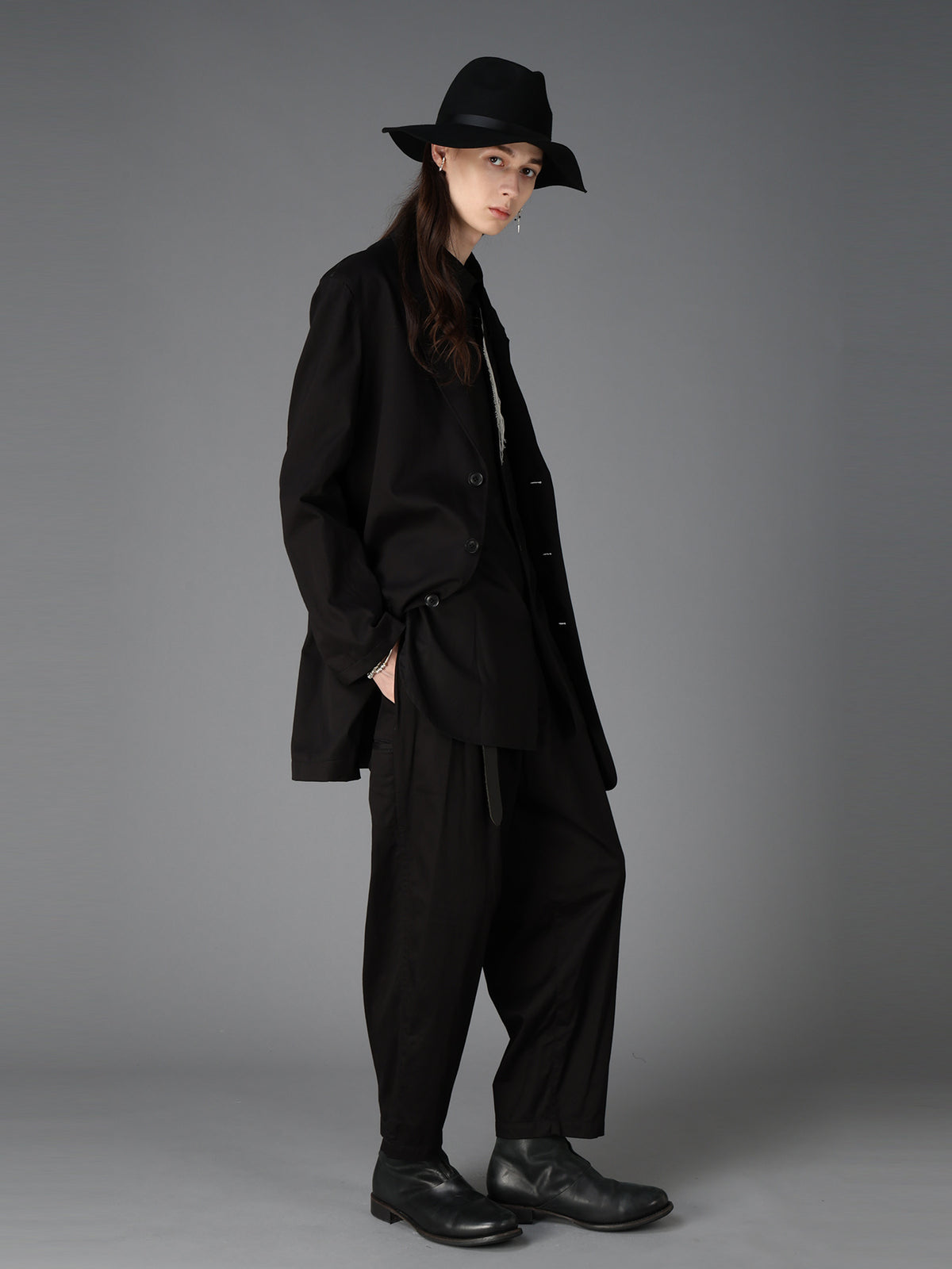 20/COTTON TWILL TAB DETAIL JACKET