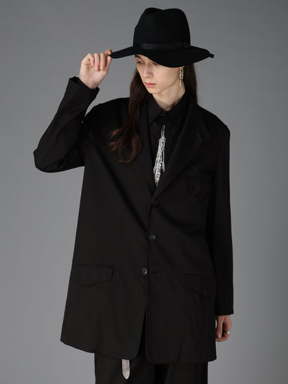 20/COTTON TWILL TAB DETAIL JACKET