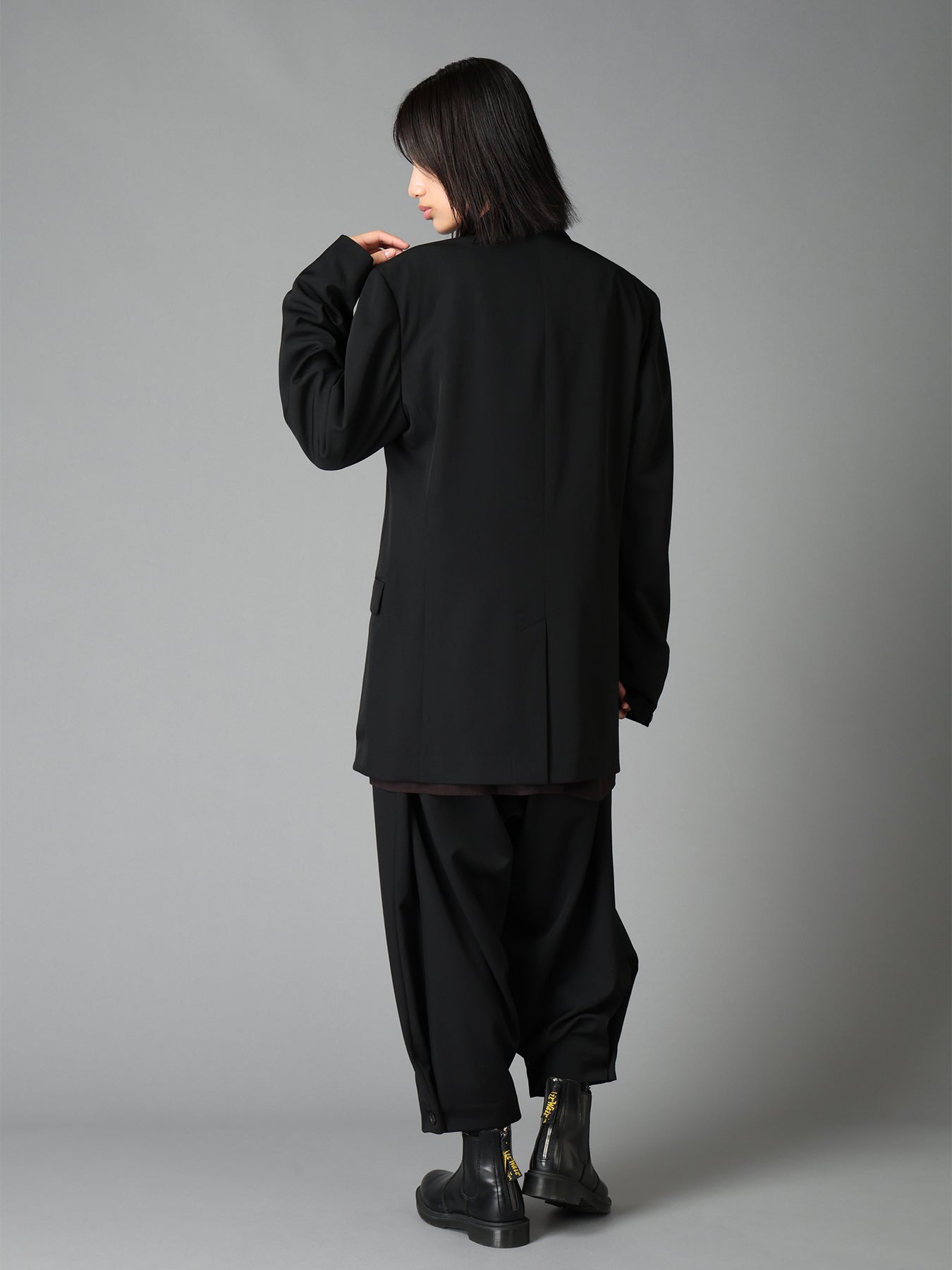 WASHER WOOL GABARDINE 5 BUTTON JACKET