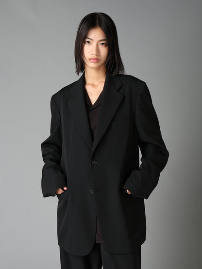WASHER WOOL GABARDINE 5 BUTTON JACKET