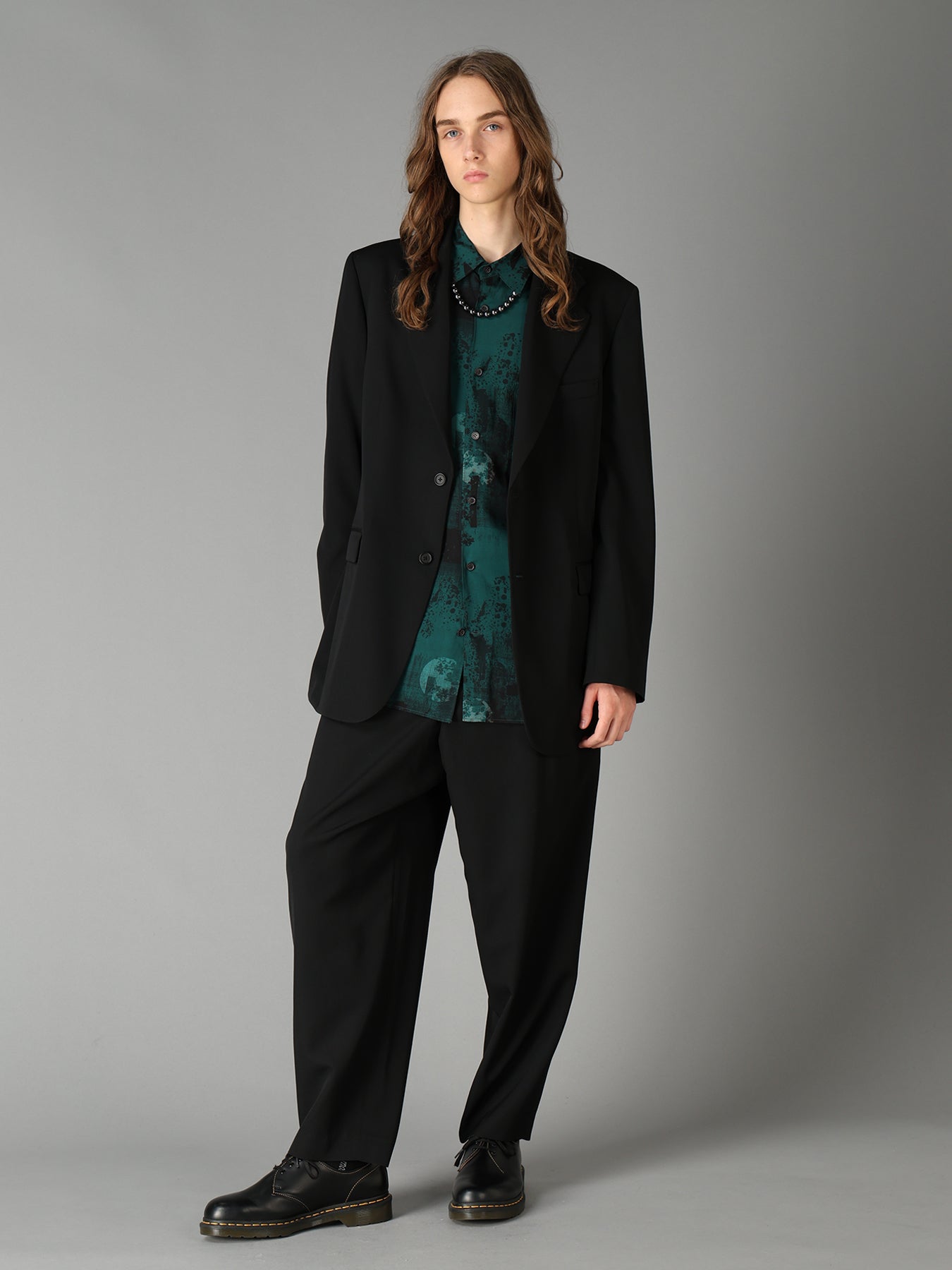 WASHER WOOL GABARDINE 5 BUTTON JACKET