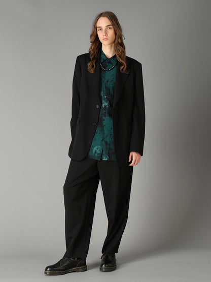 WASHER WOOL GABARDINE 5 BUTTON JACKET