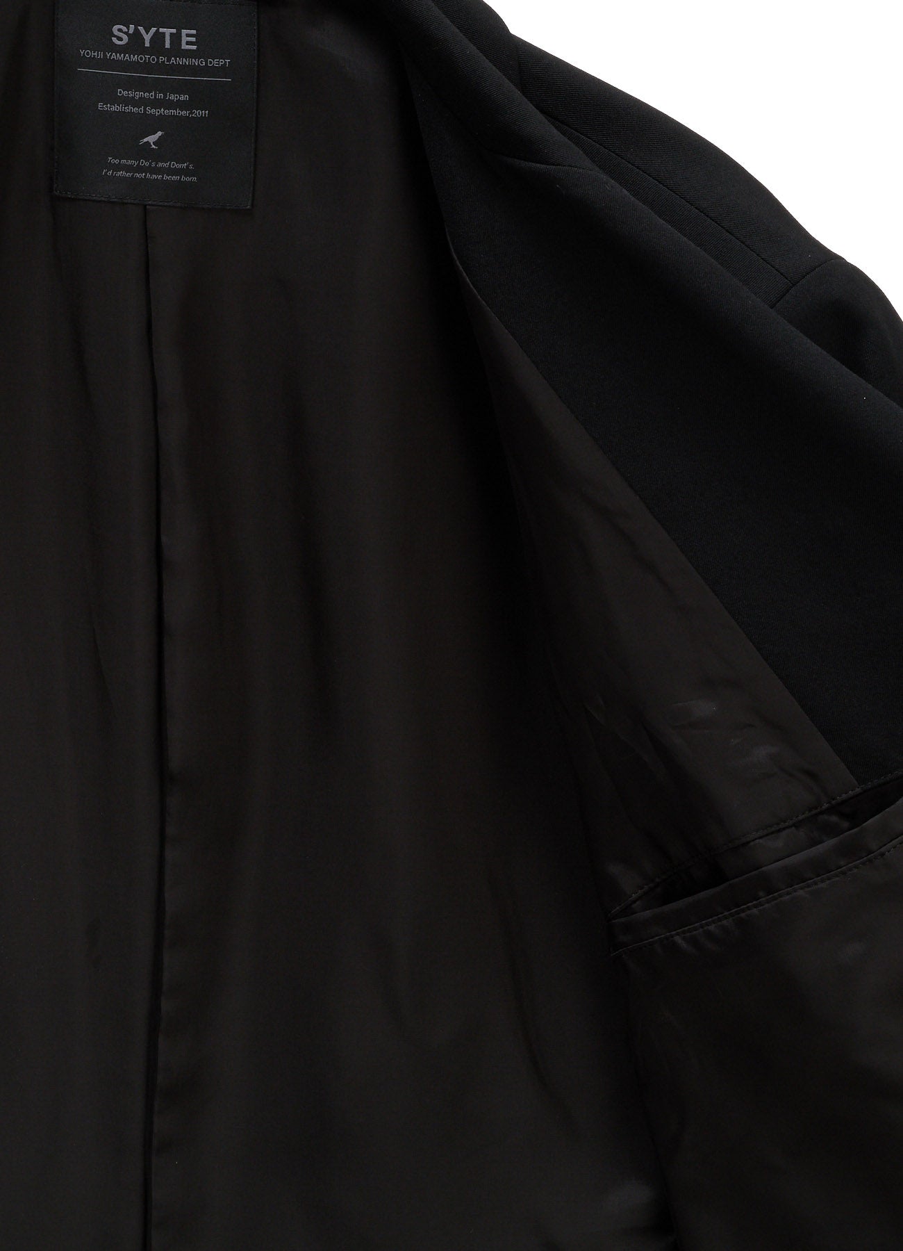 WASHER WOOL GABARDINE PEAK LAPEL BELTED JACKET – THE SHOP YOHJI