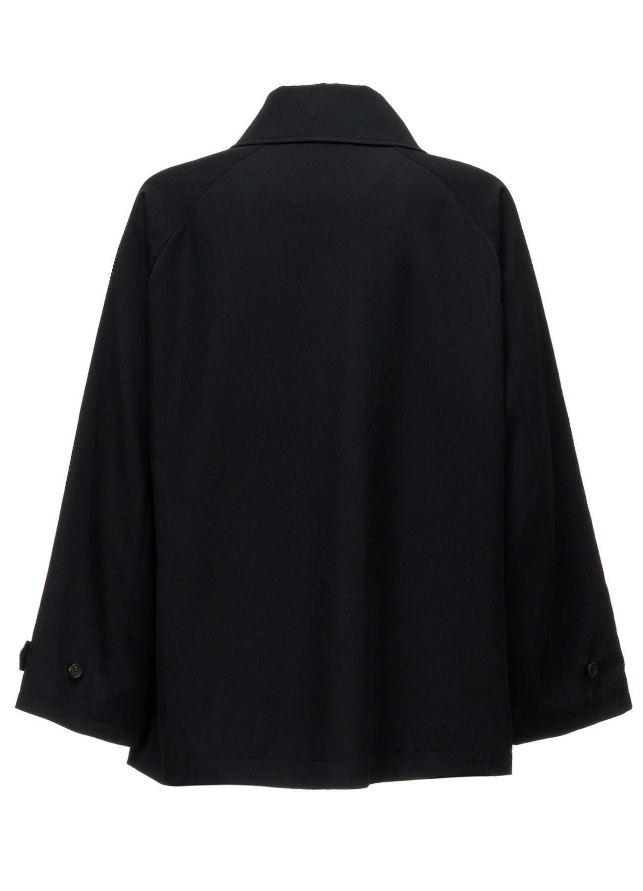 WASHER WOOL GABARDINE NAPOLEON DOUBLE-BREASTED JACKET – THE SHOP