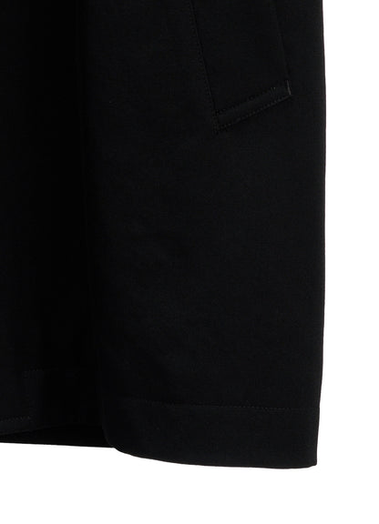 WASHER WOOL GABARDINE NAPOLEON DOUBLE-BREASTED JACKET
