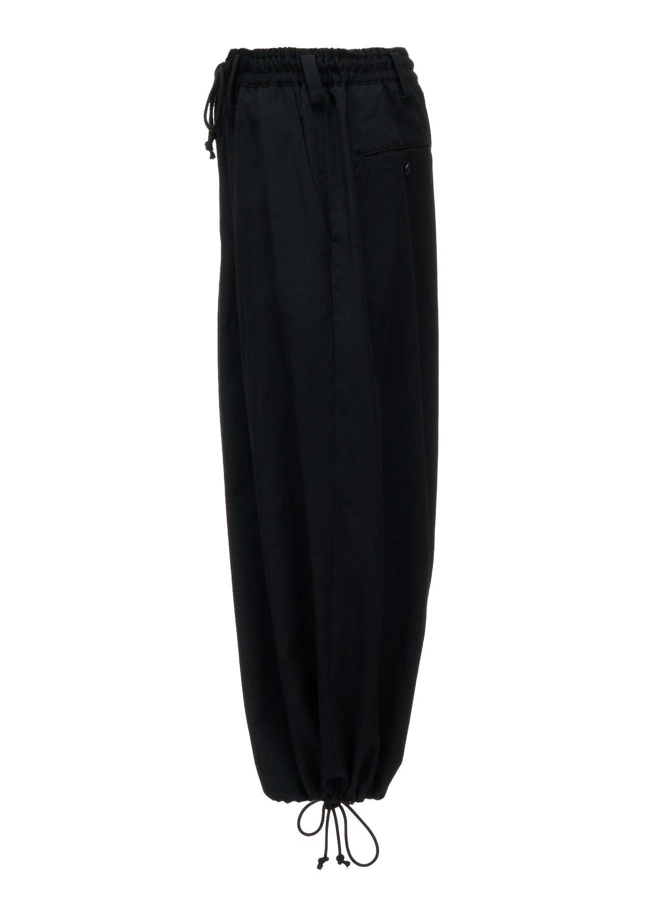 WASHER WOOL GABARDINE HAKAMA BALLOON PANTS