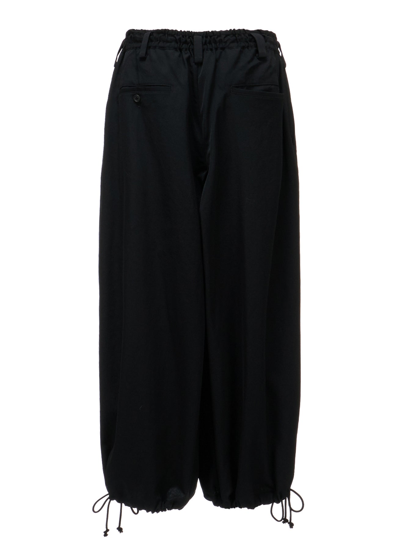 WASHER WOOL GABARDINE HAKAMA BALLOON PANTS