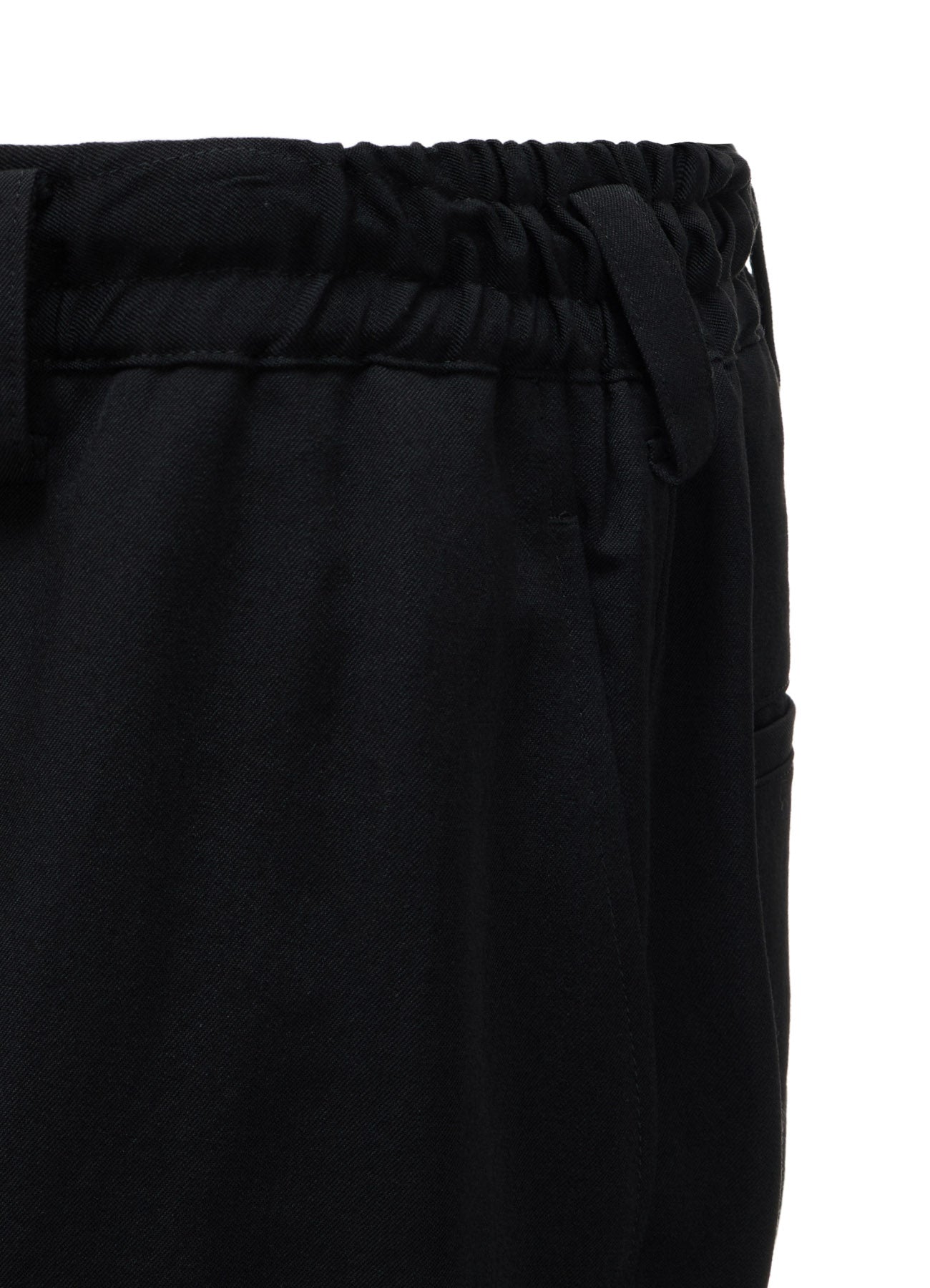 WASHER WOOL GABARDINE HAKAMA BALLOON PANTS