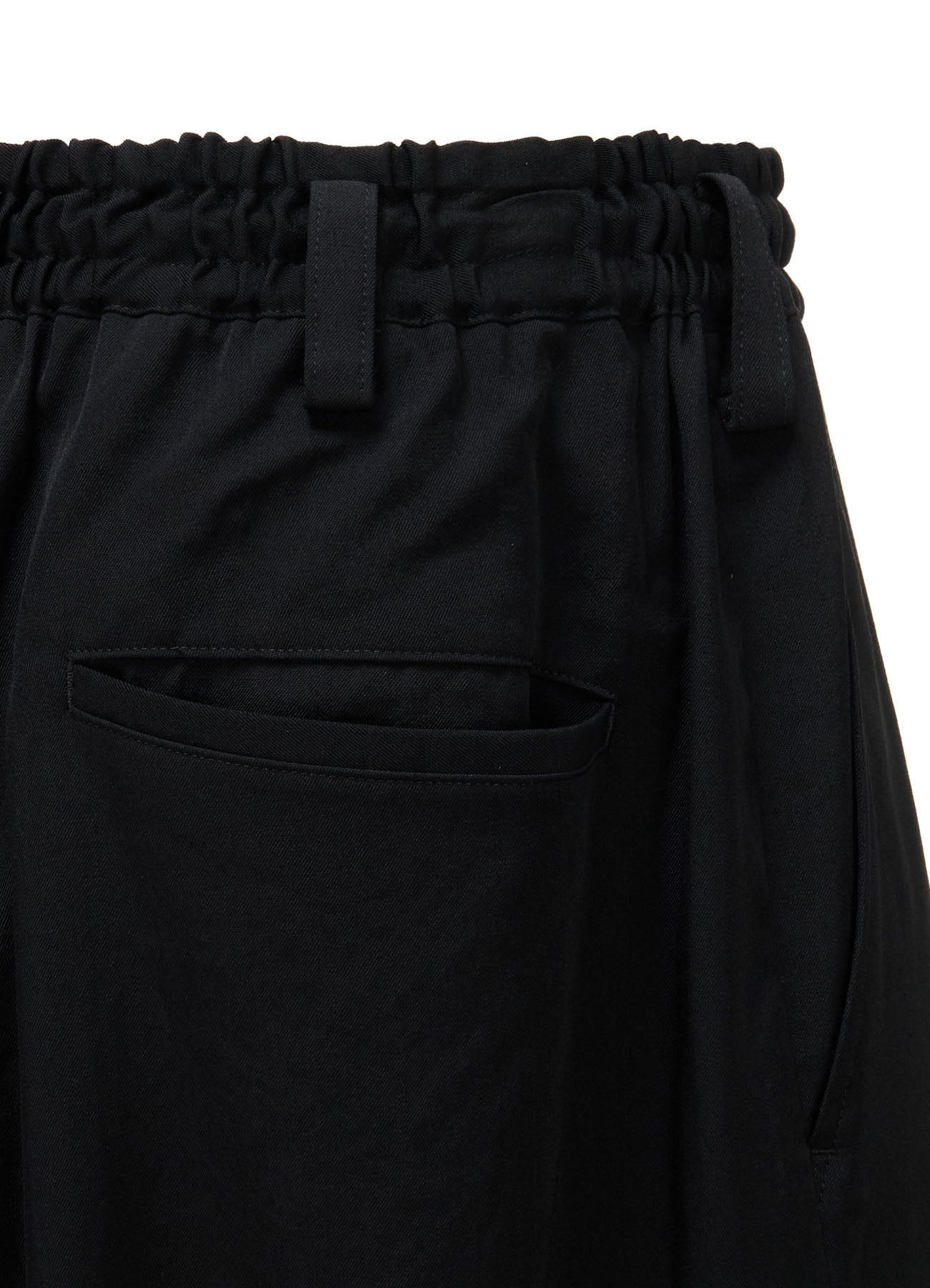 WASHER WOOL GABARDINE HAKAMA BALLOON PANTS