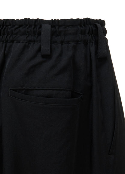 WASHER WOOL GABARDINE HAKAMA BALLOON PANTS