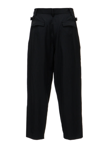 WASHER WOOL GABARDINE TAPERED PANTS