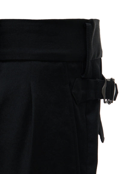 WASHER WOOL GABARDINE TAPERED PANTS