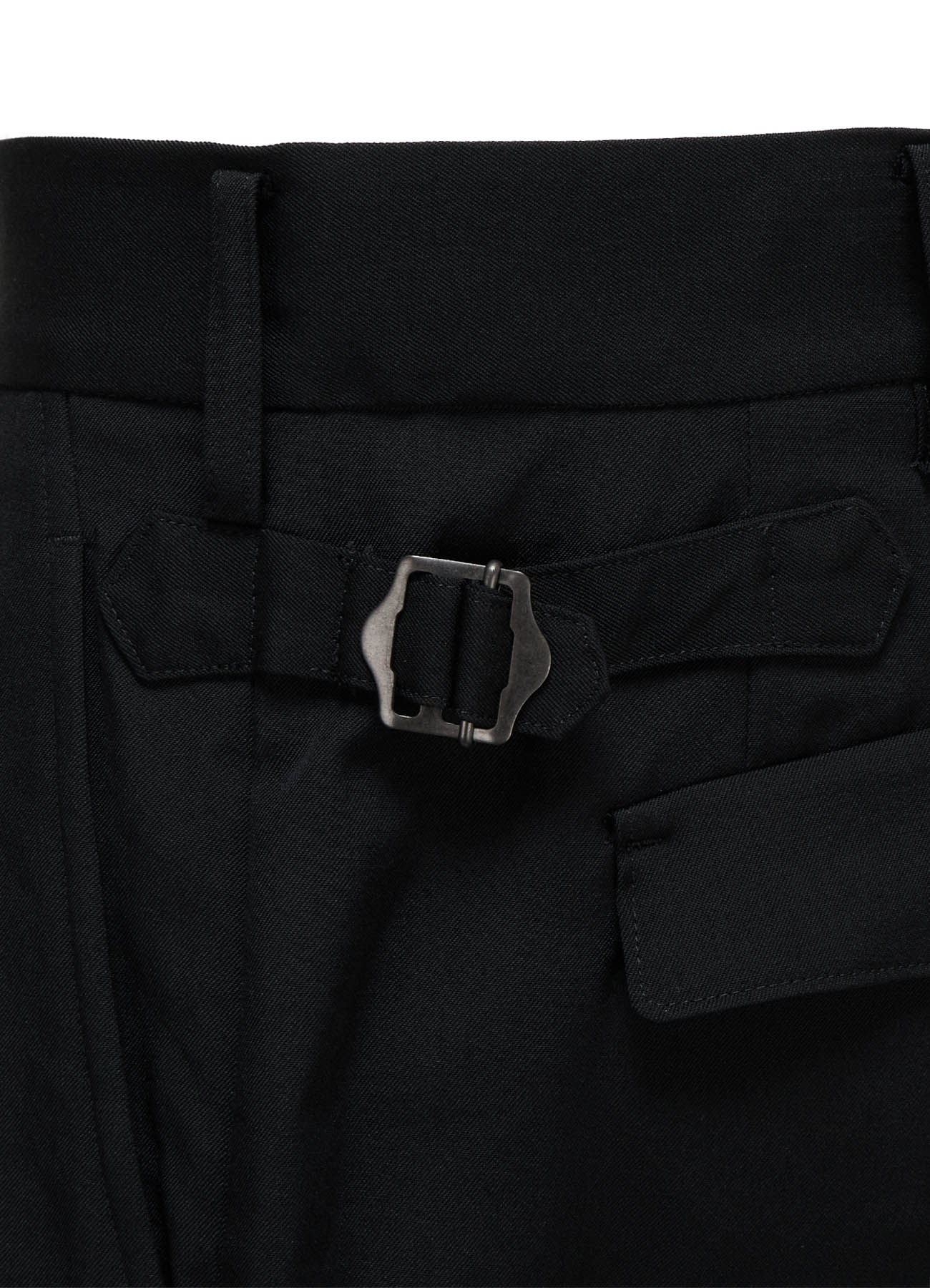 WASHER WOOL GABARDINE TAPERED PANTS