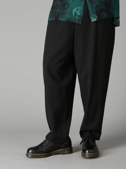 WASHER WOOL GABARDINE TAPERED PANTS