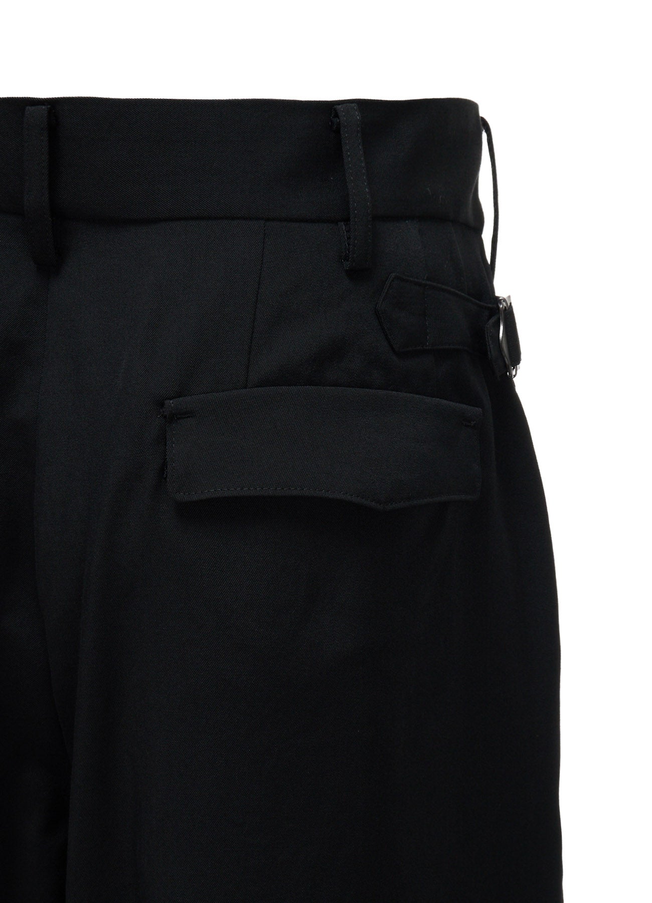 WASHER WOOL GABARDINE TAPERED PANTS