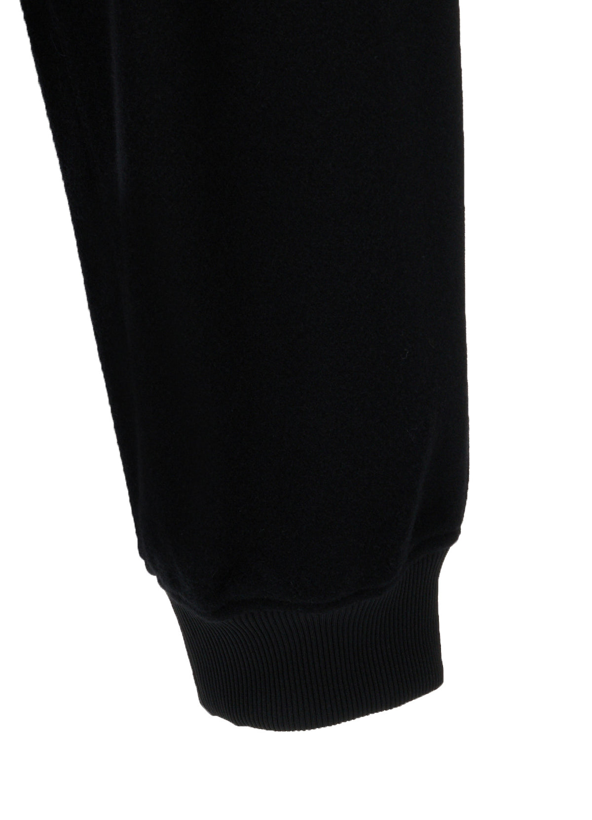 BRUSHED WOOL RIB HEM PANTS