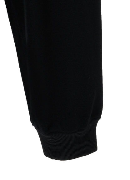 BRUSHED WOOL RIB HEM PANTS