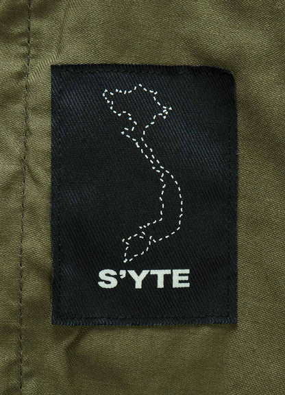 20/COTTON TWILL BELTED HEM DETAIL PANTS