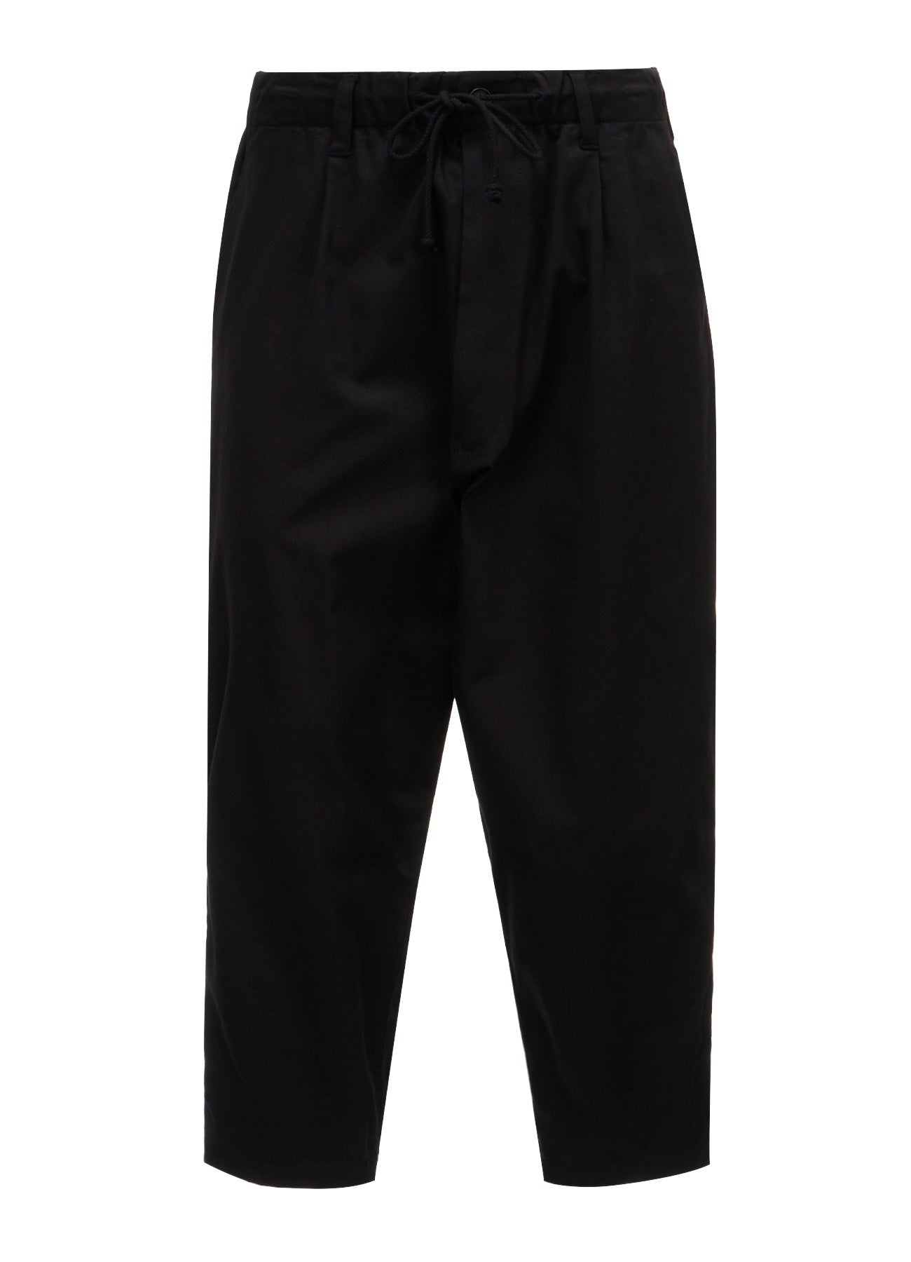 20/COTTON TWILL BELTED HEM DETAIL PANTS
