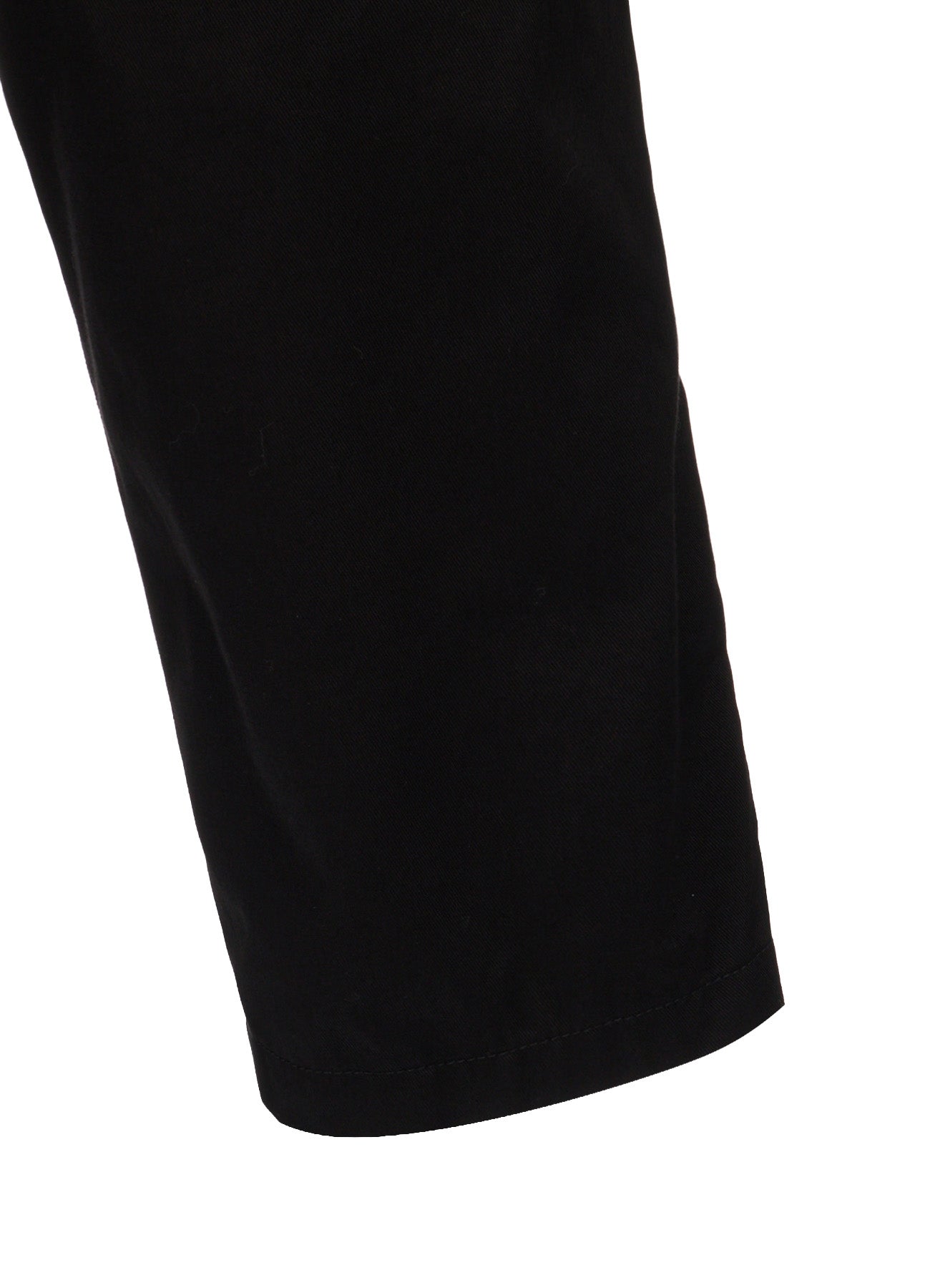 20/COTTON TWILL BELTED HEM DETAIL PANTS