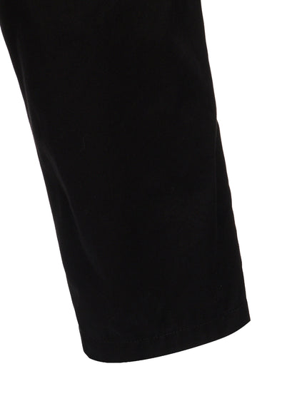 20/COTTON TWILL BELTED HEM DETAIL PANTS