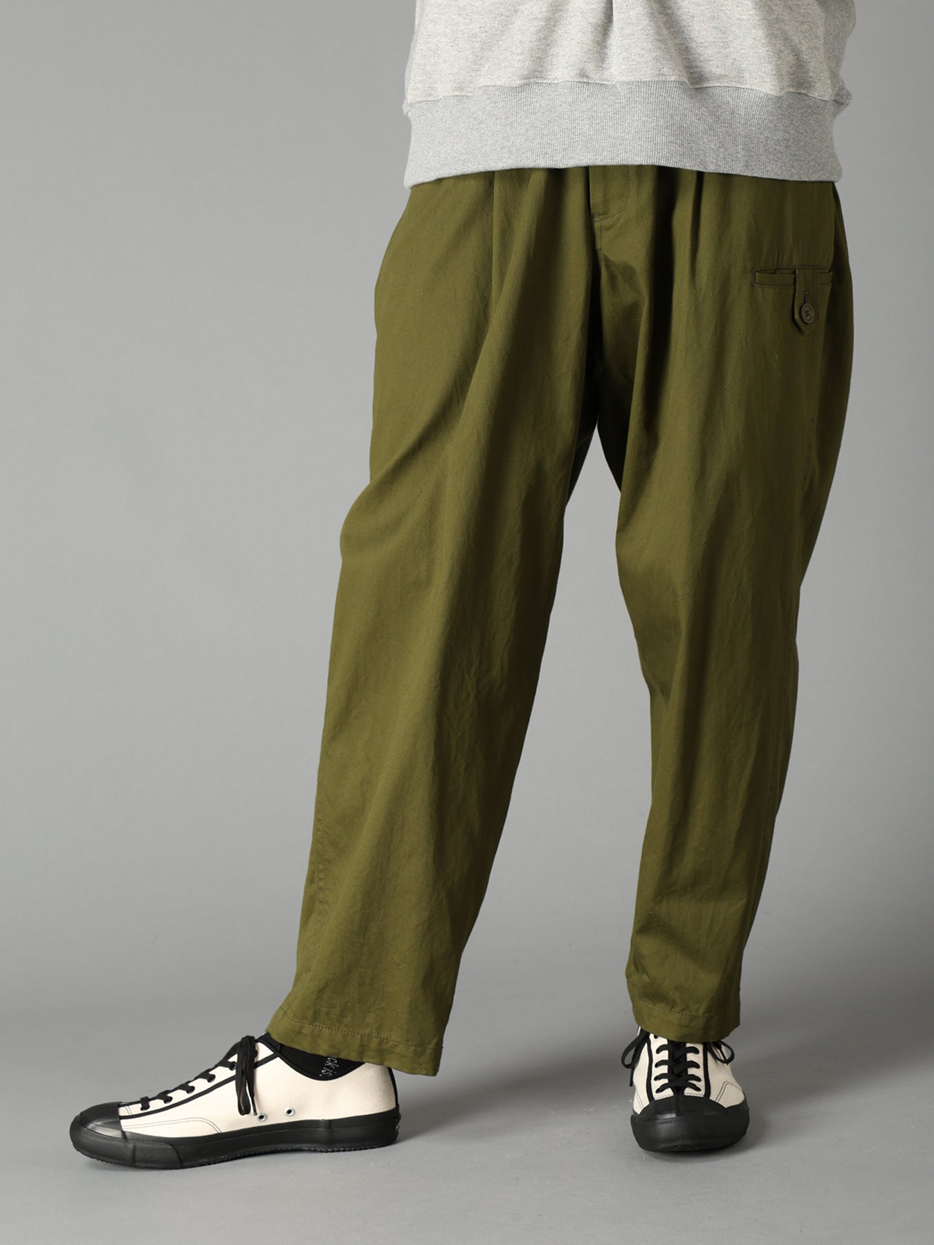 20/COTTON TWILL TAB DETAIL STRAIGHT PANTS – THE SHOP YOHJI YAMAMOTO