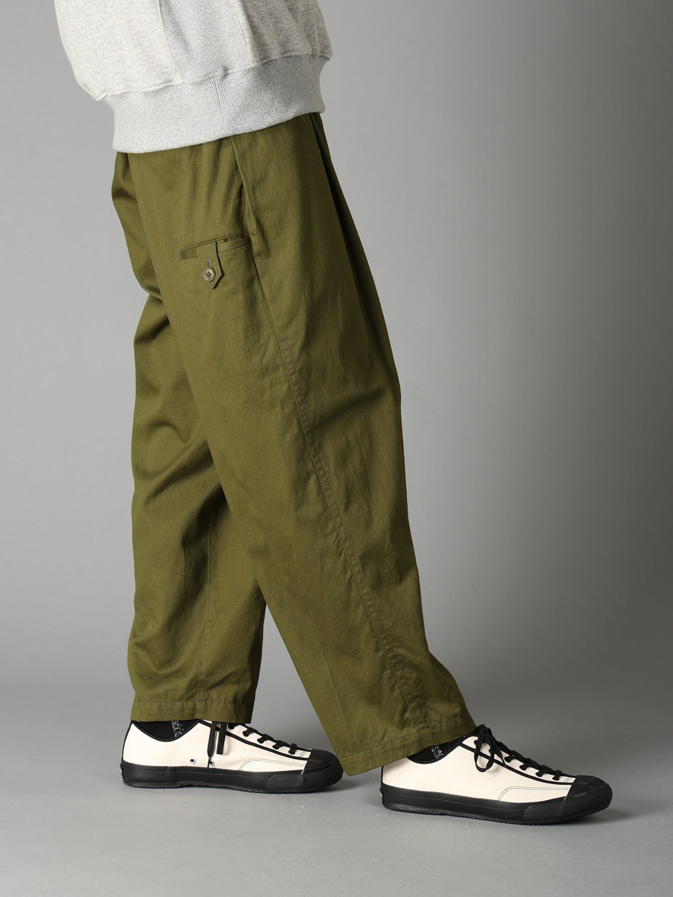 20/COTTON TWILL TAB DETAIL STRAIGHT PANTS – THE SHOP YOHJI YAMAMOTO
