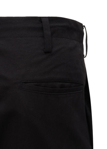 20/COTTON TWILL TAB DETAIL STRAIGHT PANTS
