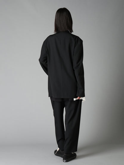 WASHER WOOL GABARDINE ZIP-UP BLOUSON