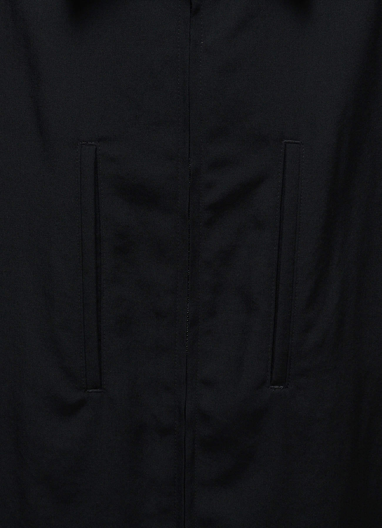 WASHER WOOL GABARDINE ZIP-UP BLOUSON